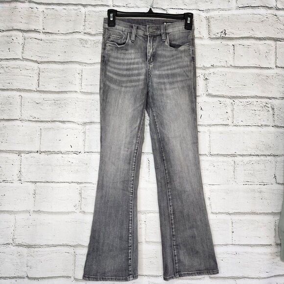BlankNYC The Vandam Gray Wash Jeans Kick Flare High Rise Womens 24 - Picture 1 of 11